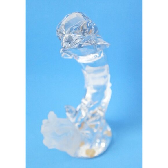 Vintage Lennox Glass Dolphin Porpoise Nautical 1994 Paperweight - Picture 3 of 4